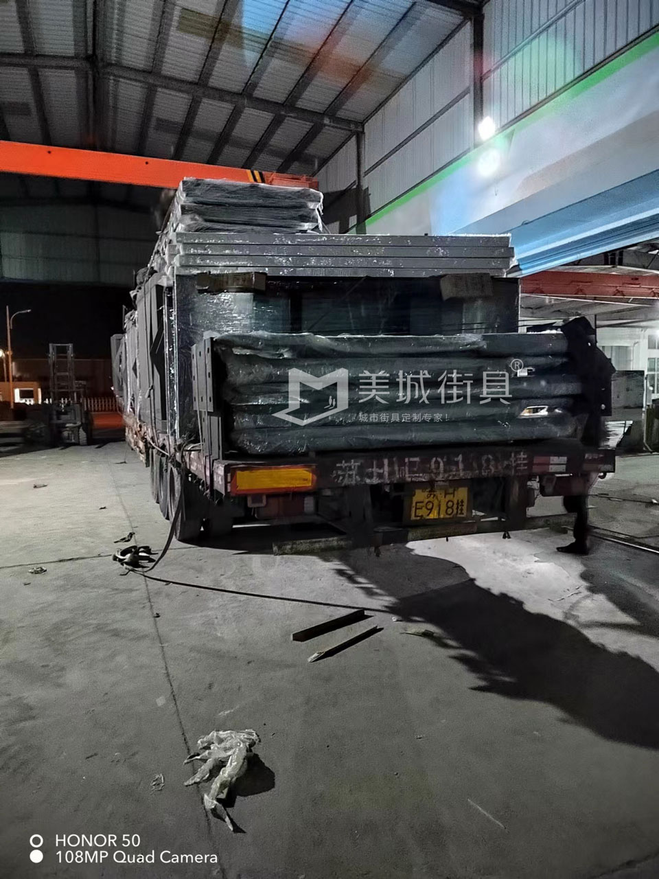 2022.10.18美城街具供（gòng）應台州第三、四車候車亭（tíng）發貨（huò）記錄